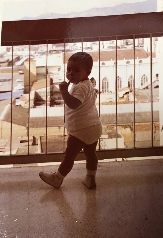 My mom in Venezuela as a baby